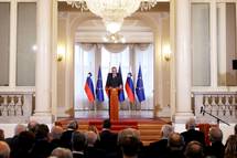 1. 12. 2022, Ljubljana – Mednarodna konferenca »Strpnost in demokracija za mir v Evropi«, ki so jo skupaj priredili predsednik republike, Slovenska akademija znanosti in umetnosti ter Evropska akademija znanosti in umetnosti iz Salzburga (Daniel Novakovič/STA)